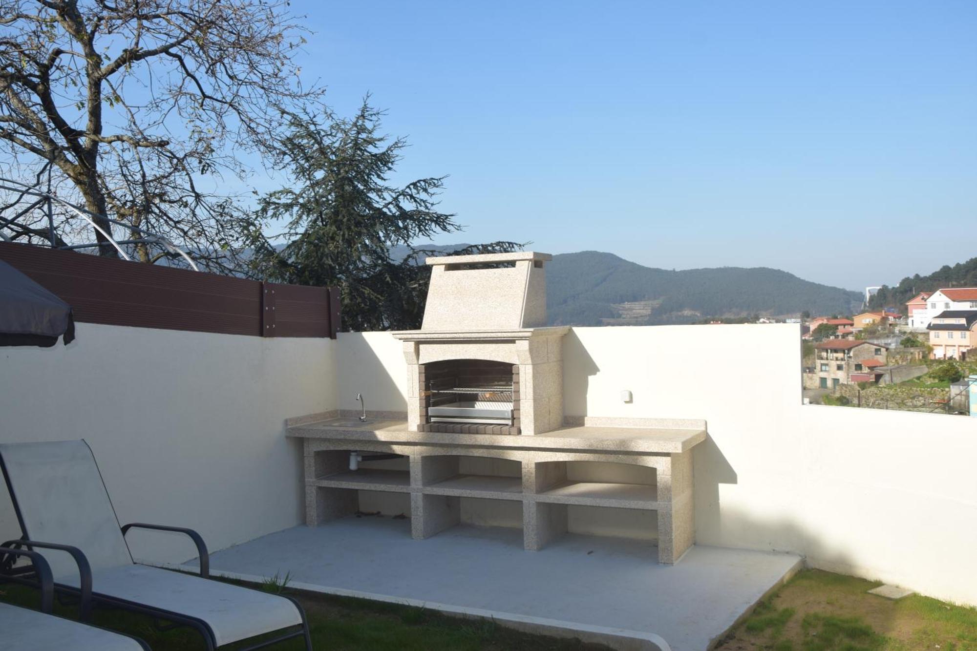 Casa En Chapela, Con Vistas A La Ria De Vigo Villa Eksteriør bilde