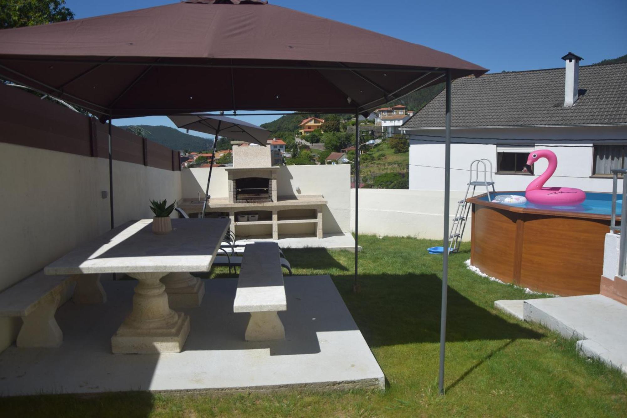 Casa En Chapela, Con Vistas A La Ria De Vigo Villa Eksteriør bilde