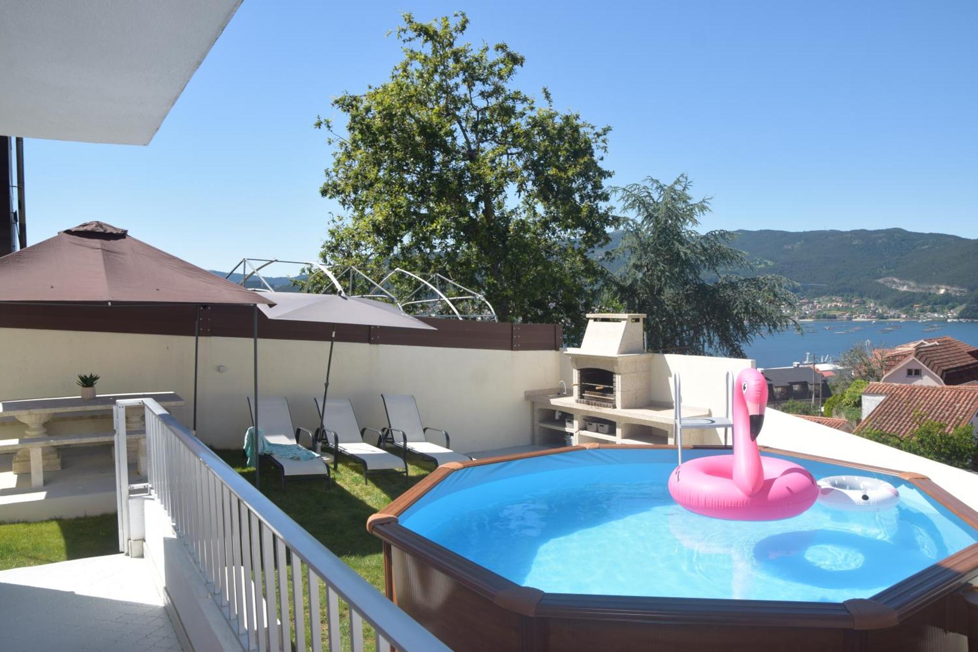 Casa En Chapela, Con Vistas A La Ria De Vigo Villa Eksteriør bilde